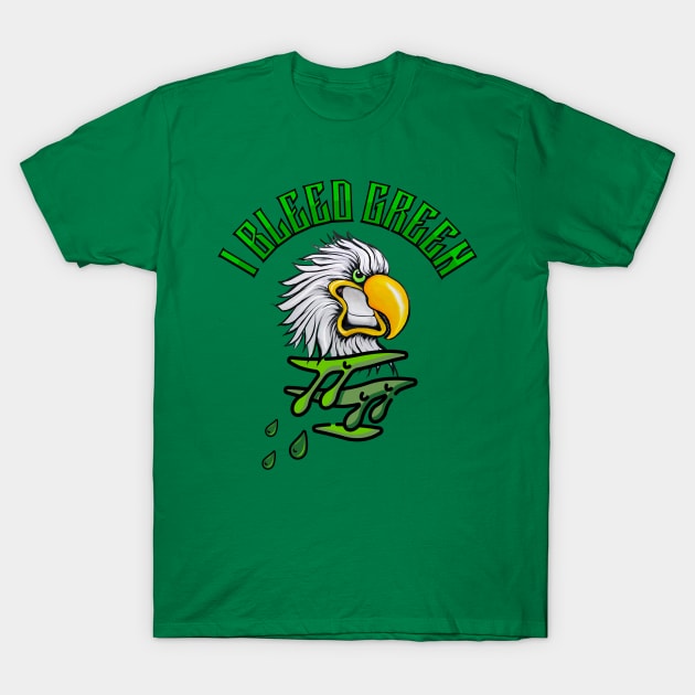 I Bleed Green T-Shirt by SWITPaintMixers